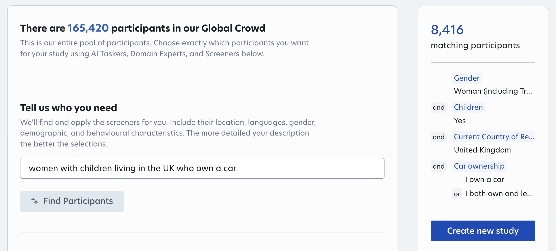 AI-powered audience search