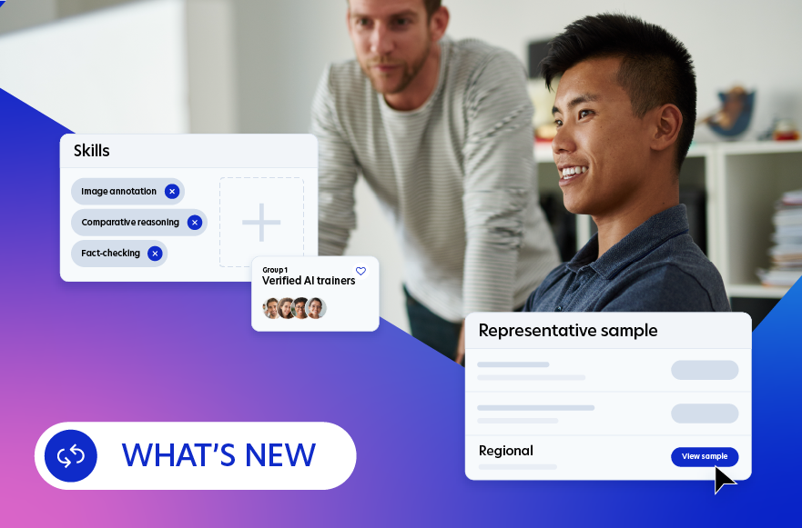 What’s New: Regional rep samples, new specialist participant types, and more