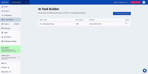 Task Org Builder What's New: AI Task Builder updates, participants, and more | Prolific